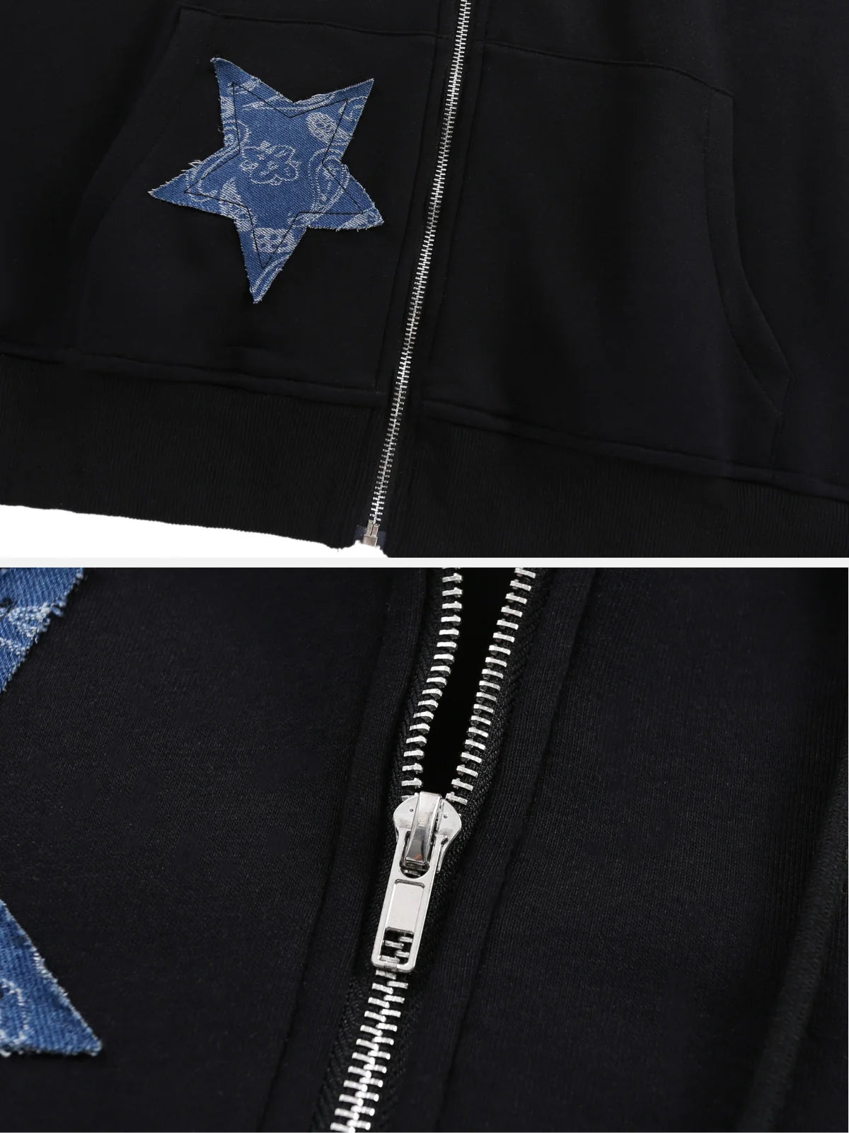 STAR - ZIP HOODIE